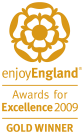 Enjoy England Award for Excellence 2009 Gold Winner logo